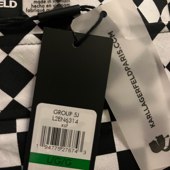 Karl Lagerfeld Paris Checkered Straight Skirt - Large. Perfect NWT condition. - Picture 7 of 10